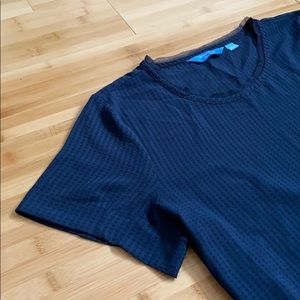 Simply Vera Wang Navy Blue Shirt